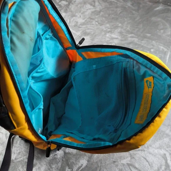 Nike Cheyenne Vapor II Backpack Orange Black Reflective Daypack Hiking Outodoor - Picture 12 of 16